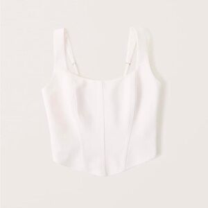 Abercrombie & Fitch Scoopneck Corset Top